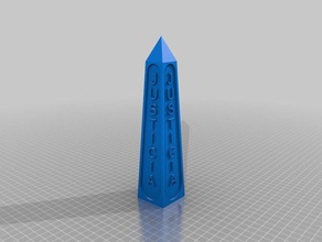03obelisk justicia buildings structures customized 3d print model - Mito3D