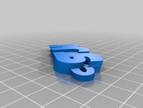my customized iamburnys v2stijn 2 name keyring keyfob keychains 3d print model - Mito3D