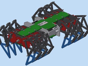 strandbeest in der Robotik autodesk inventor theo jansen 3d print model - Mito3D