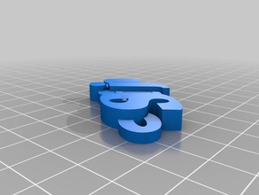 my customized iamburnys v2stijn name keyring keyfob keychains 3d print model - Mito3D