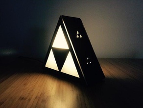 triforce ışık ev dekorasyon tasarım designproject akıllı iç aydınlatma 3d print model - Mito3D