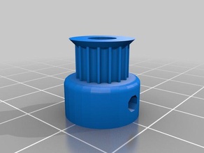 pulley gt2 2mm 5mm t16 3d printer parts customized 3d print model - Mito3D