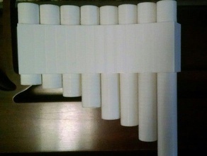 pan pipes tubo 8 5 c5 c6 música 3d print model - Mito3D