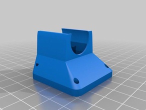 my customized e3d fan adapter customizer printer parts 3d print model - Mito3D