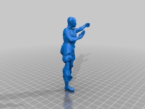 monaco shaolin sculture 3d print model - Mito3D