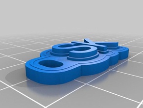 sk Schlüsselanhänger angepasst 3d print model - Mito3D