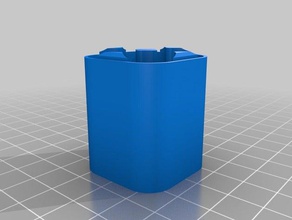 batteriedose unten Container angepasst 3d print model - Mito3D