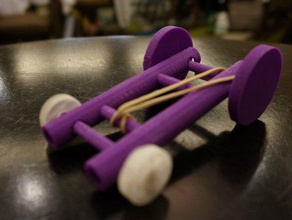 banda de goma del coche diseño 3d descubrimiento proyecto aprendizaje designproject engineeringproject mbmakeathondc scienceproject 3d print model - Mito3D