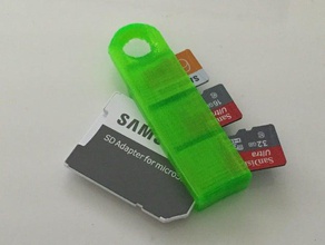 micro sd card portachiavi fotocamera 3d print model - Mito3D