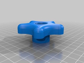push mower know 05 inch nut parts customized 3d print model - Mito3D
