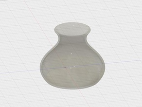 semplice vaso casa 3d print model - Mito3D