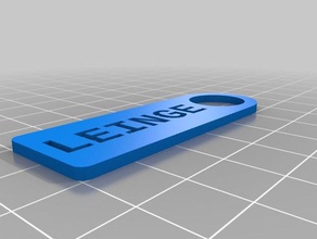 leinge benim simplekey etiketi özelleştirilmiş organizasyon 3d print model - Mito3D