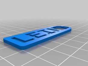 özelleştirilmiş simplekey etiketim organizasyon 3d print model - Mito3D