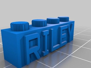 rileys lego d'autres 3d slash 3d print model - Mito3D