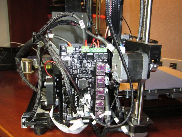 mks gen controller base adapter 3d printer parts v13 v1 motor driver prusa i3 reprap 3D print model - Mito3D