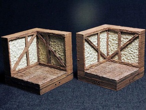 openforge 20 tudor corner variations set 1 toy game accessories dnd tiles dungeon miniatures openforge2 pathfinder rpg tabletop terrain 3d print model - Mito3D