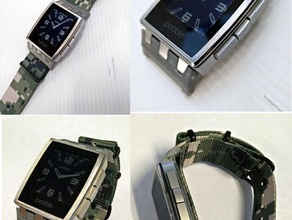 galets en acier 22 mm otan sangle de connecteur accessoires pebble watch 3d print model - Mito3D