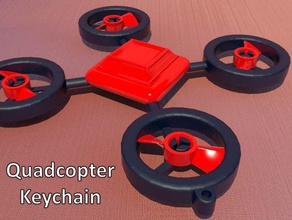 quadcopter portachiavi fisso 3d print model - Mito3D