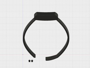 xiaomi mi-banda pulseira moda 3d print model - Mito3D