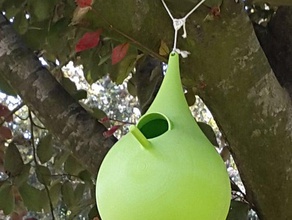 goccia birdhouse all'aperto giardino animale 3d print model - Mito3D