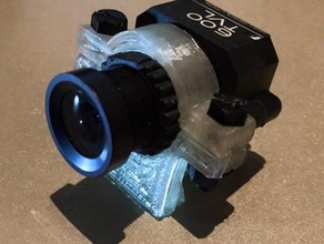 fatshark 600tvl gerçek kamera mount 20deg 3d print model - Mito3D