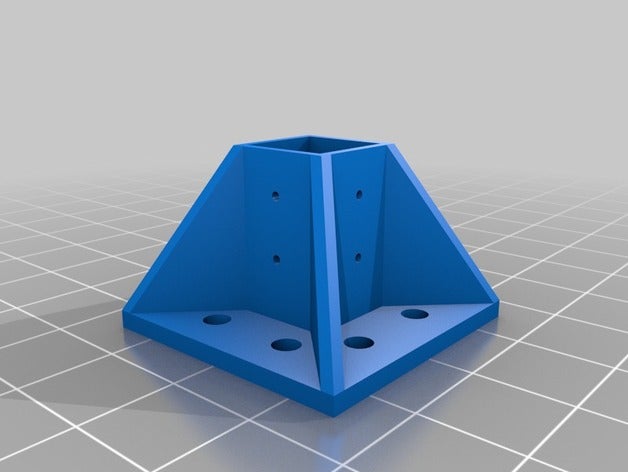 Befestigung Tischbein -openscad diy angepasst 3D print model - Mito3D