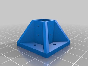 la fijación de pata mesa -openscad diy personalizado 3d print model - Mito3D