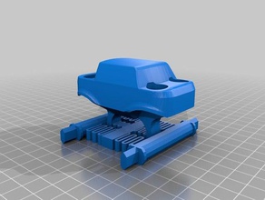 mini monster truck suspension remix pencil holder body 3d printing 3d print model - Mito3D