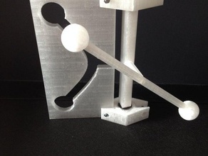 hyperbolic table experiment math art makeredchallenge2 mathproject 3d print model - Mito3D
