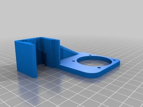 profile holder fan space 3d printer accessories 3d print model - Mito3D