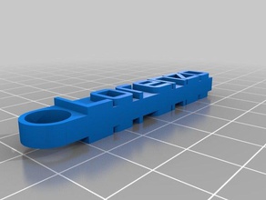 lorenzo-Schlüsselanhänger - Organisation angepasst 3d print model - Mito3D