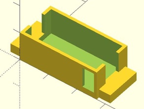 Gehäuse micro voltage meter Elektronik 3d print model - Mito3D