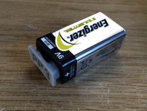 la tapa de batería pp3 electrónica cubierta creativo esencial lifehack lifeproof oficina organización velleman k8200 3d print model - Mito3D