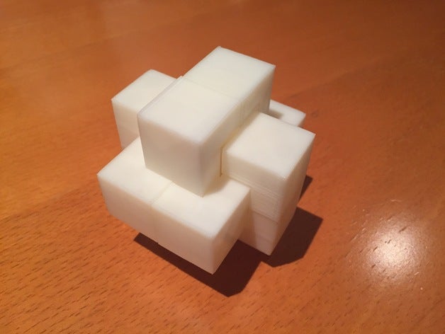 Kolben-Grat Rätsel 3D print model - Mito3D