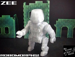 zee robomorph i giocattoli giochi azione figura di androidi bot bambini costruzione cyborg escursioni fantasia ragazzi modulare robot fantascienza scifi 3d print model - Mito3D