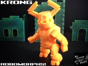 krong robomorph los juguetes juegos acción figura de android bot bots niños construcción cyborg cyborgs escritorio droides la fantasía mech mecha modular el robot robots scifi 3d print model - Mito3D