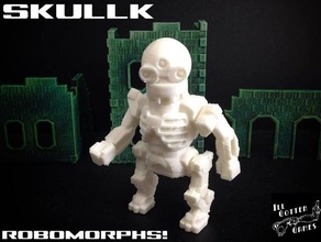 skullk robomorph oyuncaklar oyunlar eylem aksiyon figürü android androidler bot botlar çocuklar inşaat cyborg siborg masa fantezi mech mecha robot robotlar bilim kurgu scifi 3d print model - Mito3D