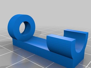 wc refil com tubo clipe casa de banho aquapiston kohler 3d print model - Mito3D