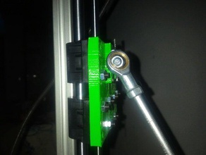 geeetech g2s pro parts effectorrod holderbearing holder 3d printer bearing mount mounts delta linear rod 3d print model - Mito3D