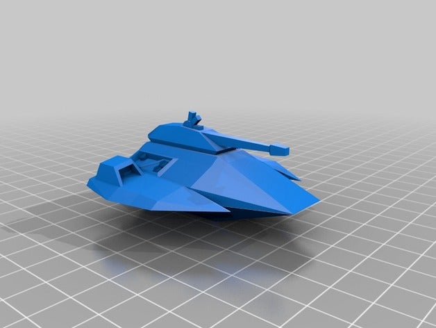 ZAR-tank-battlezone Fahrzeuge hover tank 3D print model - Mito3D