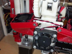 soporte ventilador de capas 2 3 d la impresora accesorios 3d print model - Mito3D