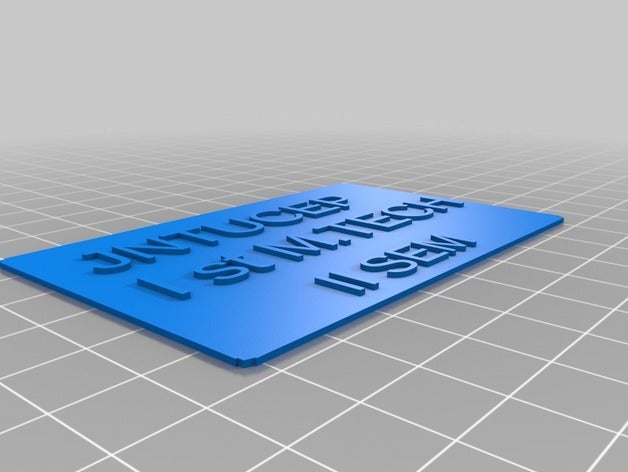 jntu mtech signs logos customized 3D print model - Mito3D