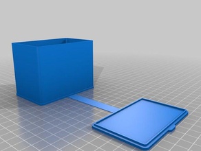 caja rectangulaire 8x5x6alt les conteneurs personnalisé 3d print model - Mito3D
