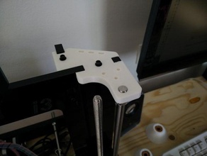 z-axis top bracket geeetech prob printer 3d parts 3d print model - Mito3D