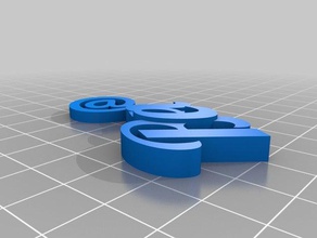 schl&uumlssel ben organização personalizado 3d print model - Mito3D
