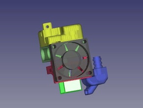 lewihe play 3d bowden layer fan blower printer parts play3d 3d print model - Mito3D
