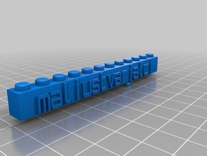mu costruzione i giocattoli personalizzato 3d print model - Mito3D
