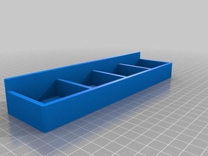 my customized parametric hanging storage box2 tool holders boxes 3d print model - Mito3D