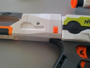 nerf n-strike elite xd módulo de hombro rigidizador juguete juego accesorios nerfgun blaster pistola 3d print model - Mito3D