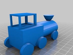 muy fácil de tren 3d impresión 3d print model - Mito3D